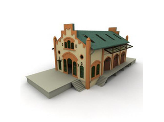 Free House - storage- 3D model For Architecture 3Ds Max Model Download